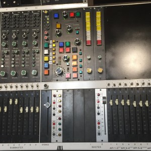 A Master Section controller installed in an API 2488 console.